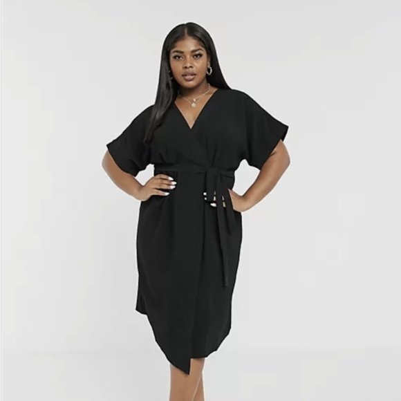 ASOS Curve Dresses & Skirts - ASOS - Curve Wrap Midi Dress